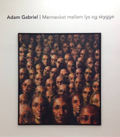 MOBIL, udstilling, fernisering, kunst, galleri, pressemeddelelse, Adam Gabriel, Mennesket mellem lys og skygge, Galleri V58